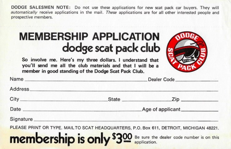 Scat-Pack-Membership